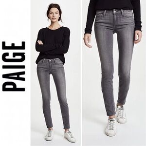 [PAIGE] Light Gray Verdugo Ankle Jeans 28